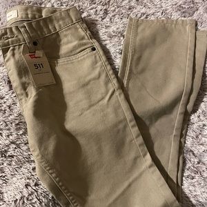 Tan Slim 511 Levis Jeans